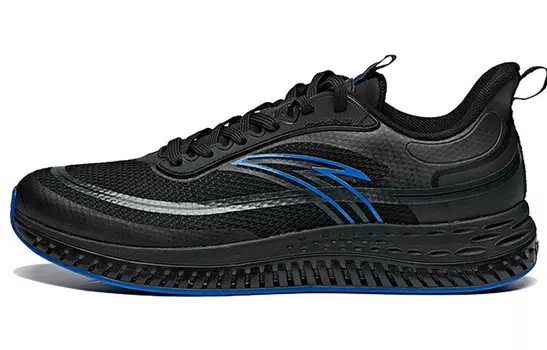 Кроссовки мужские Night Stalker Low-top черно-сине-серые Anta