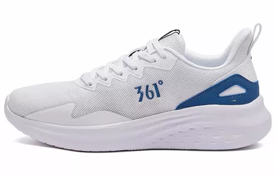 Кроссовки мужские низкие 361 Degree белый / атлантический синий 361°