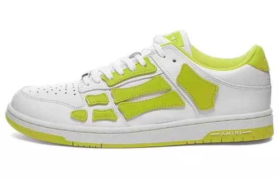 Кроссовки мужские низкие Amiri, бело-зеленый