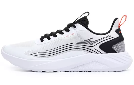 Кроссовки мужские низкие белые/черные Erke