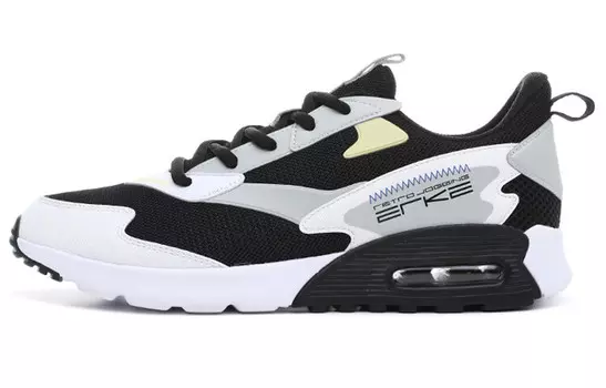 Кроссовки мужские низкие белые/черные Erke