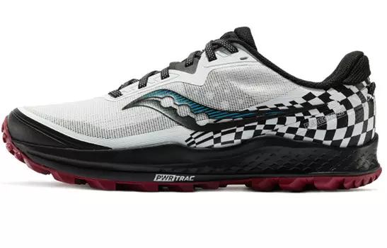 Кроссовки мужские низкие белые/черные Saucony