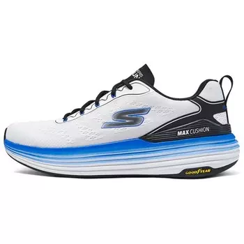 Кроссовки мужские низкие белые/черные/синие Skechers