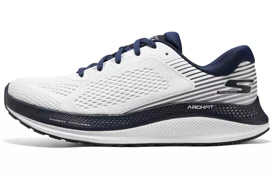 Кроссовки мужские низкие белые/черные Skechers