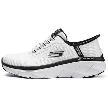 Кроссовки мужские низкие белые/черные Skechers
