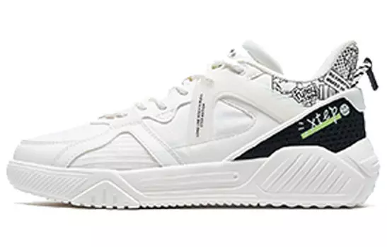 Кроссовки мужские низкие белые/черные Xtep