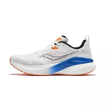 Кроссовки мужские низкие белые, оранжевые, черные Saucony