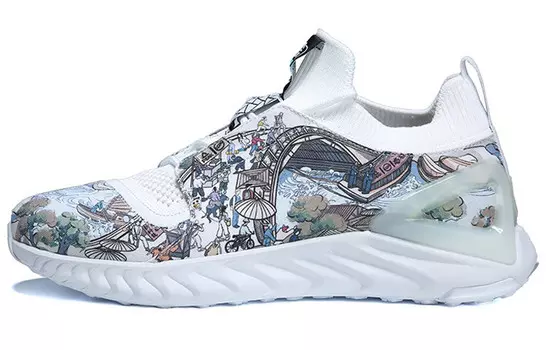 Кроссовки мужские низкие белые Peak