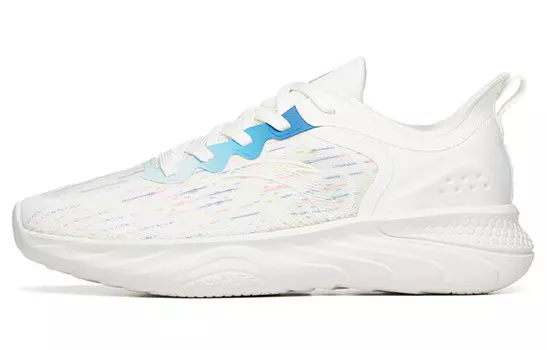 Кроссовки мужские низкие белые/синие/малиновые Anta