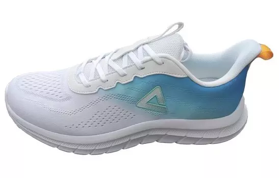 Кроссовки мужские низкие белые/синие Peak