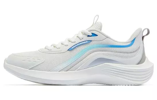 Кроссовки мужские низкие белые/синие Qiaodan