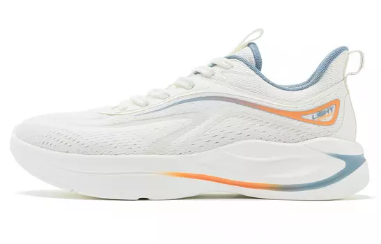 Кроссовки мужские низкие белые/синие Qiaodan