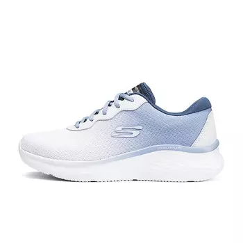 Кроссовки мужские низкие белые/синие Skechers