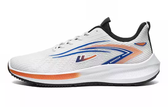 Кроссовки мужские низкие белые/синие Warrior