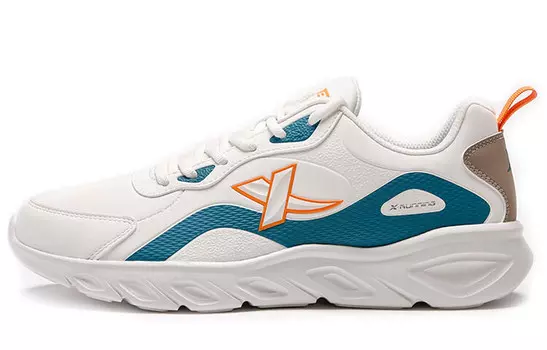 Кроссовки мужские низкие белые/синие Xtep