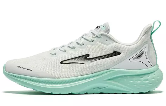 Кроссовки мужские низкие белые/зеленые Erke