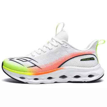 Кроссовки мужские низкие белые/зеленые Lotto