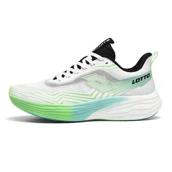 Кроссовки мужские низкие белые/зеленые Lotto