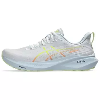 Кроссовки мужские низкие белые/желтые Asics