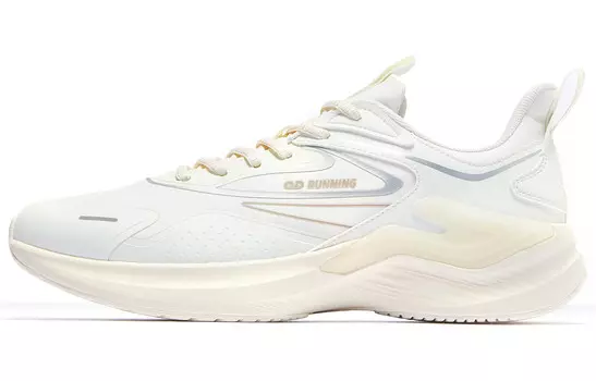 Кроссовки мужские низкие белые/желтые Qiaodan