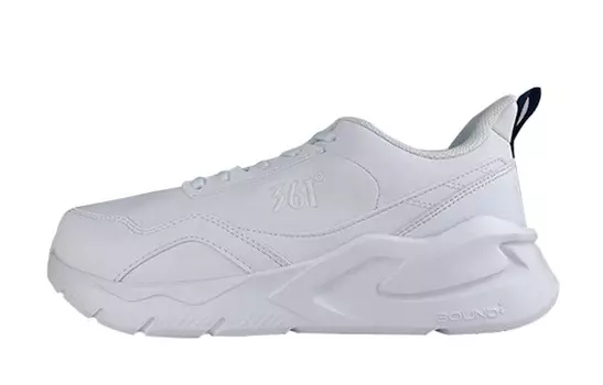 Кроссовки мужские низкие белый/черный 361°