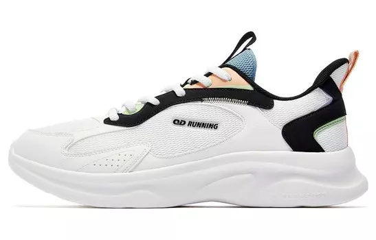 Кроссовки мужские низкие белый/черный Qiaodan