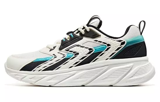 Кроссовки мужские низкие белый/черный/синий Erke