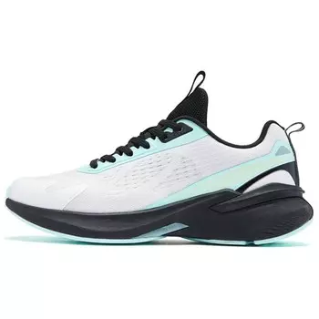 Кроссовки мужские низкие белый/черный/зеленый Qiaodan