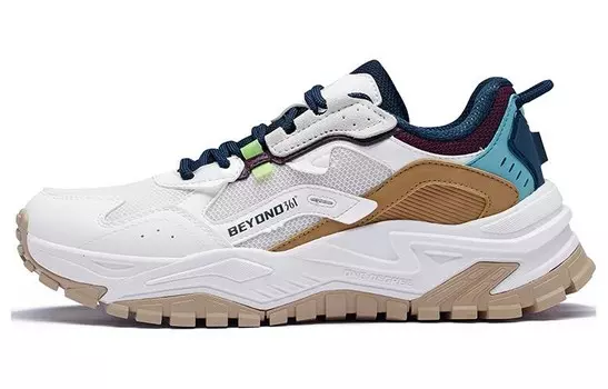 Кроссовки мужские низкие белый/синий 361°