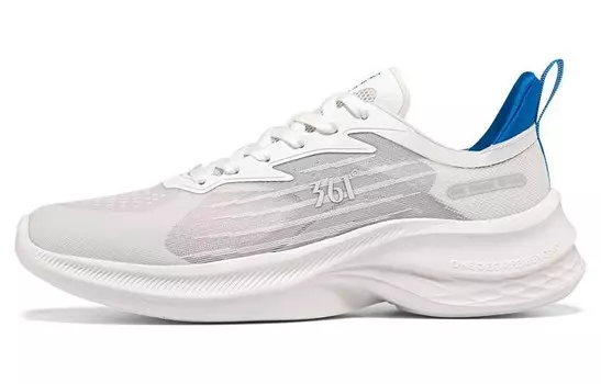 Кроссовки мужские низкие белый/синий 361°