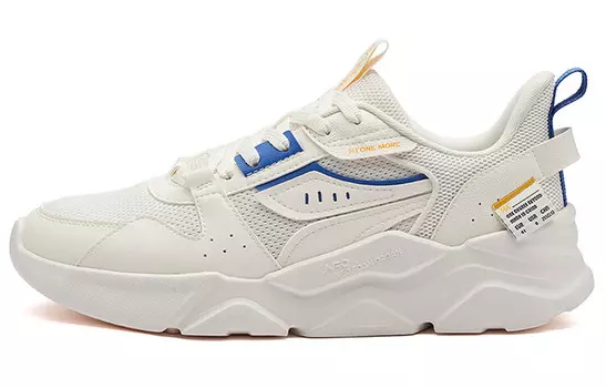 Кроссовки мужские низкие белый/синий 361°