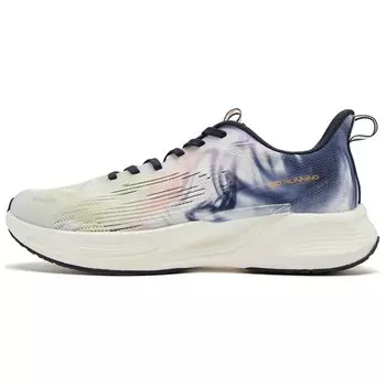 Кроссовки мужские низкие белый/синий Qiaodan