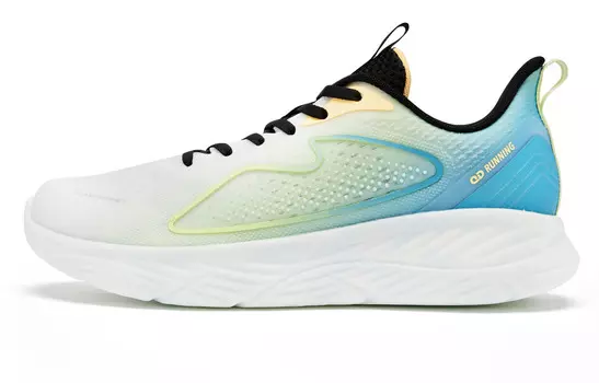 Кроссовки мужские низкие белый/синий Qiaodan