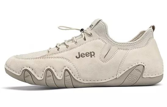 Кроссовки мужские низкие бежевые Jeep