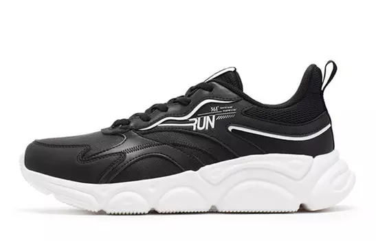 Кроссовки мужские низкие черные/белые 361°