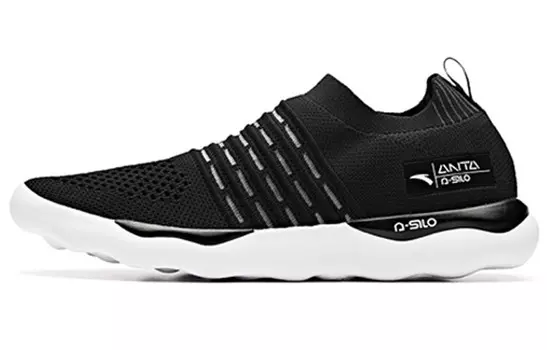 Кроссовки мужские низкие черные/белые Anta