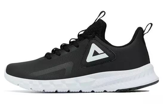 Кроссовки мужские низкие черные/белые Peak