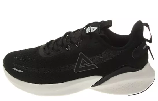 Кроссовки мужские низкие черные/белые Peak