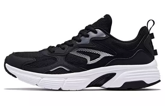 Кроссовки мужские низкие черные/белые Qiaodan