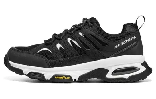Кроссовки мужские низкие черные/белые Skechers