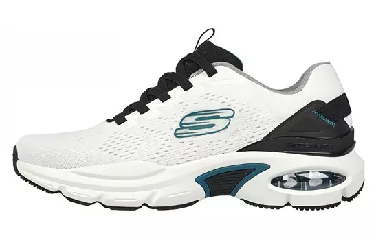 Кроссовки мужские низкие черные/белые Skechers