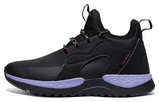 Кроссовки мужские низкие черные/фиолетовые Columbia