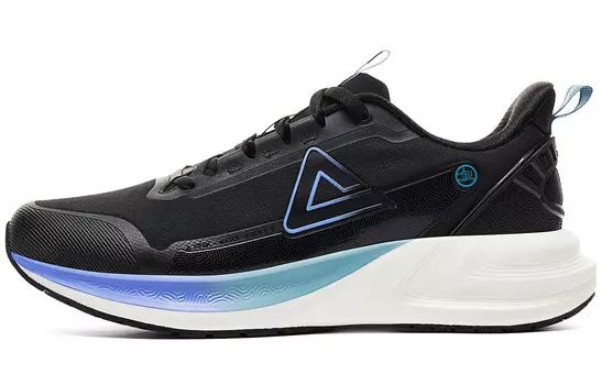 Кроссовки мужские низкие черные и белые Peak