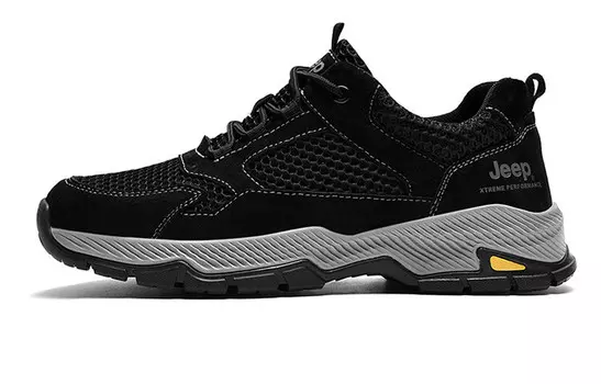 Кроссовки мужские низкие черные Jeep