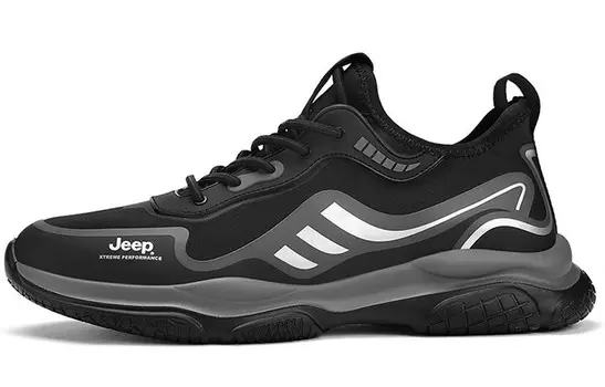 Кроссовки мужские низкие черные Jeep