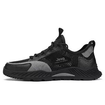 Кроссовки мужские низкие черные Jeep
