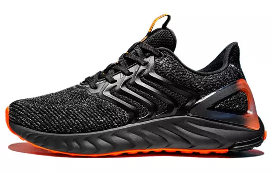 Кроссовки мужские низкие черные/красные Peak