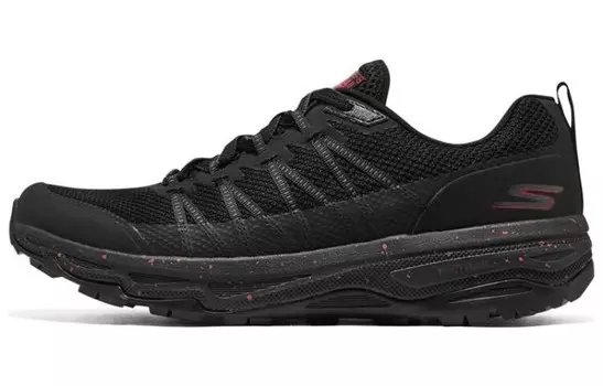 Кроссовки мужские низкие черные/красные Skechers