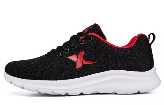 Кроссовки мужские низкие черные/красные Xtep