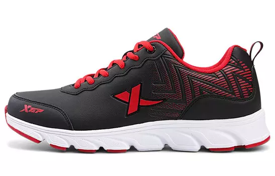 Кроссовки мужские низкие черные/красные Xtep